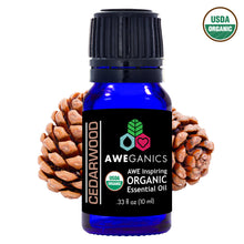 Cedarwood Essential Oil, 10 Ml, USDA Organic, 100% Pure & Natural Therapeutic Grade