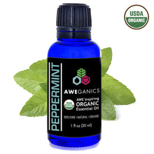 Peppermint Essential Oil, 1 Oz, USDA Organic, 100% Pure & Natural Therapeutic Grade